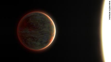 The weather on this outer planet includes metallic clouds and rain made of gems