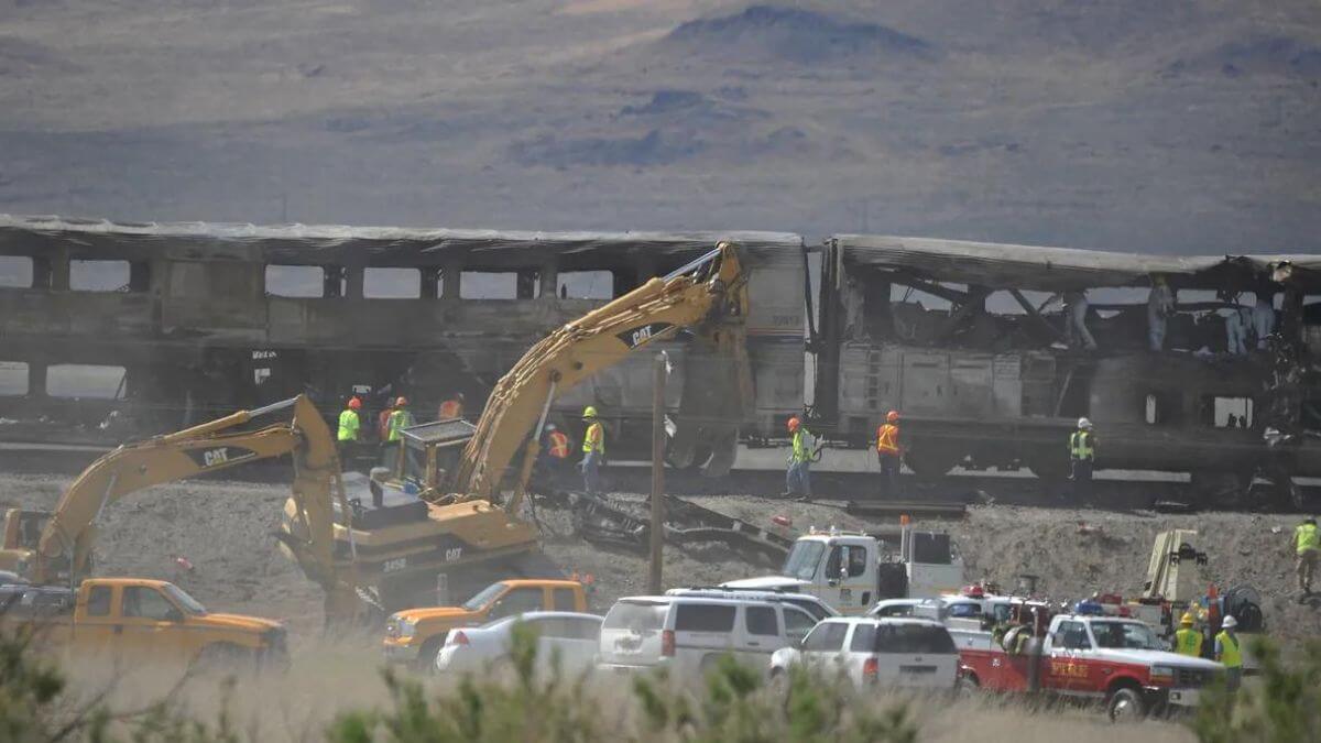 Amtrak Train Collides With Dump Truck