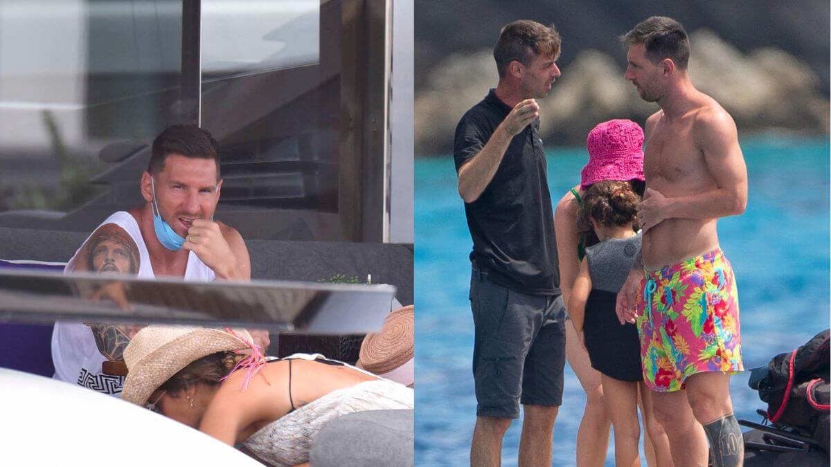 Lionel Messi Enjoys Yacht Trip In Spain With Friends