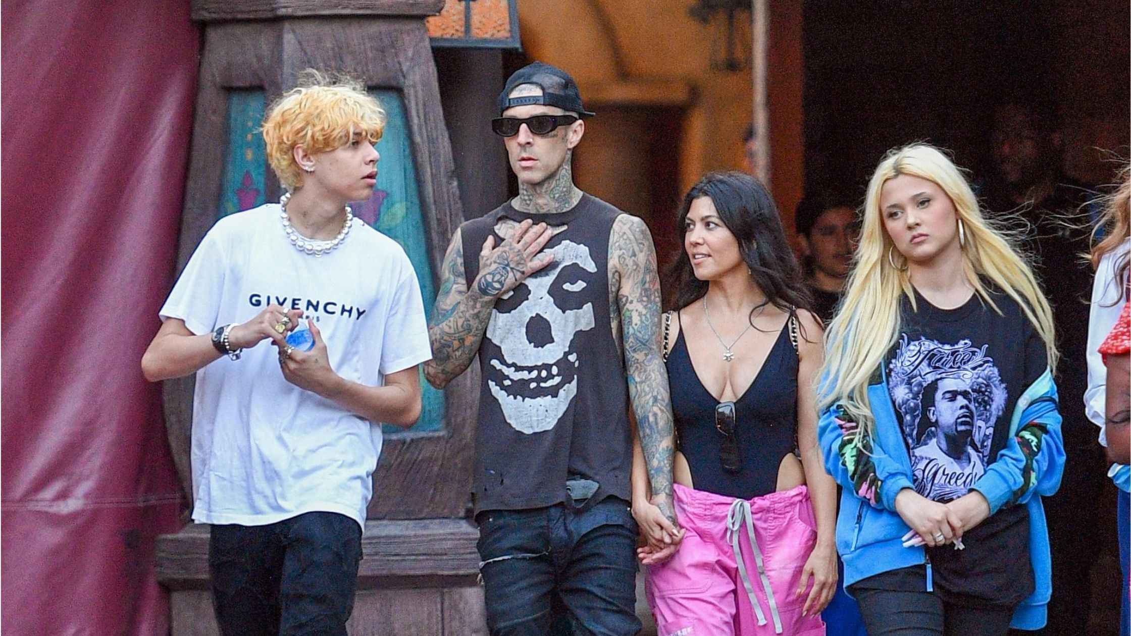 Travis Barker’s Relationship With Kourtney Kardashian’s Kids Revealed