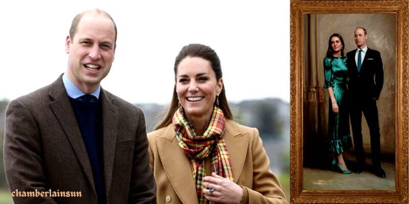 Unveiled! First Portrait Of Kate Middleton And Prince William Together!