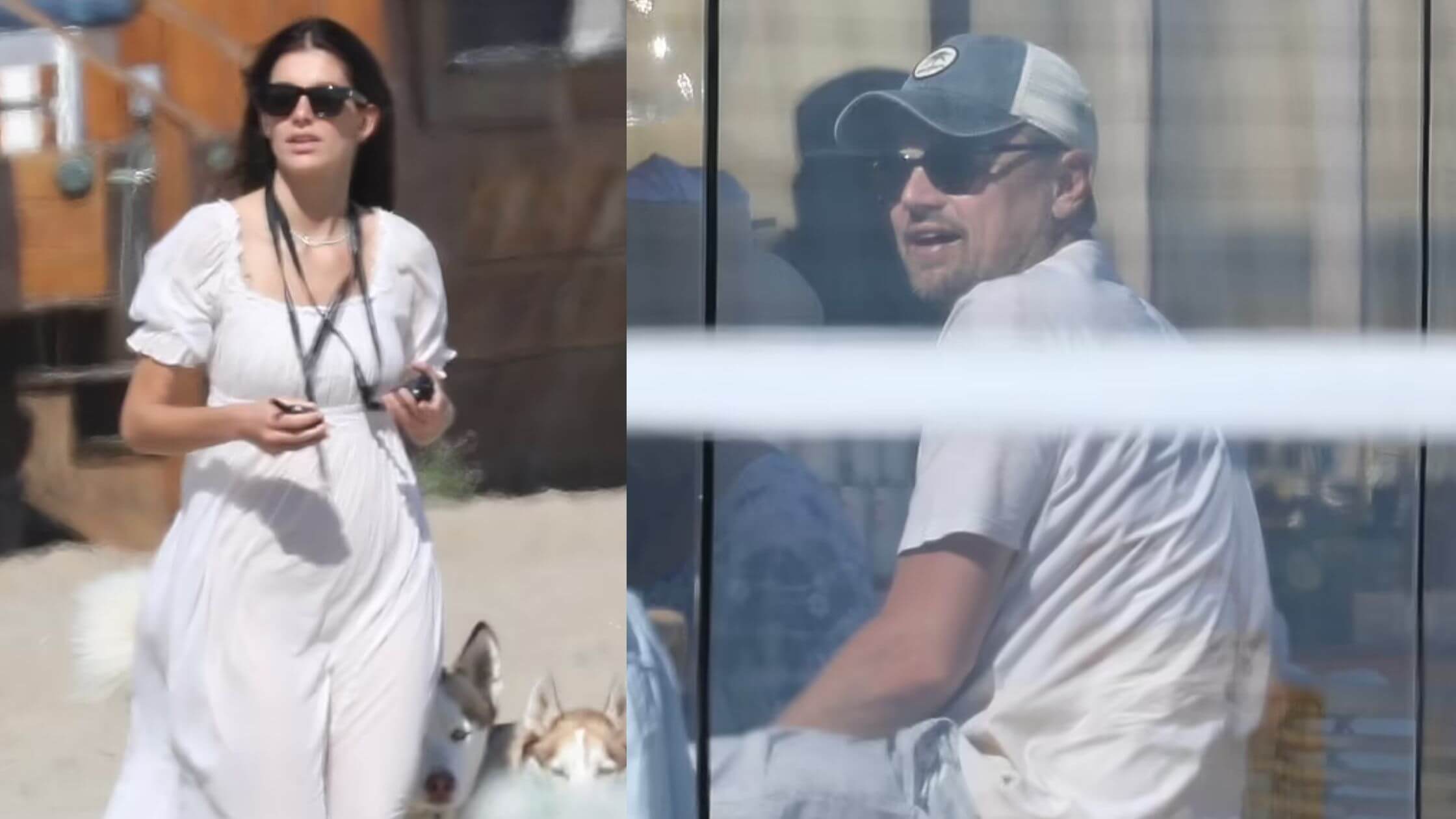Leonardo DiCaprio and Camila Morrone Spend A Day At The Beach In Malibu With Tobey Maguire And Lukas Haas