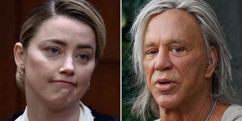 Revealed!! Mickey Rourke Calls Amber Heard A Gold-Digger In Explosive Chat With Piers Morgan