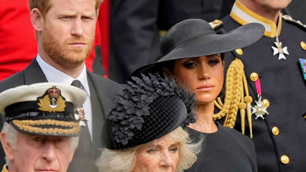 Meghan Markle Wipes Away Tear At Queen's Funeral