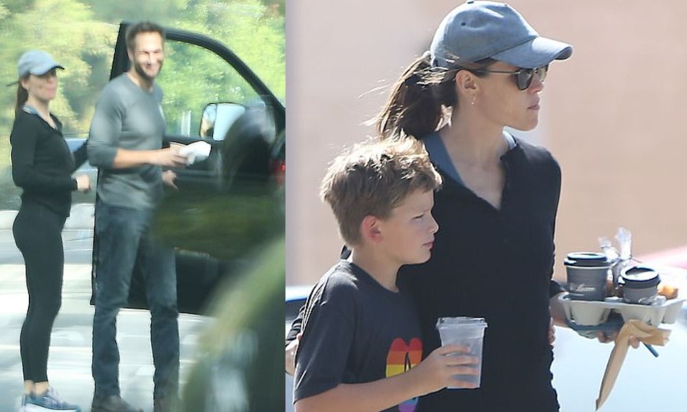 Jennifer Garner Locks Lips With Her Boyfriend John Miller Before Stepping Out With Her Son Samuel