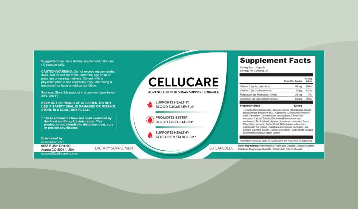 Cellucare Dosage