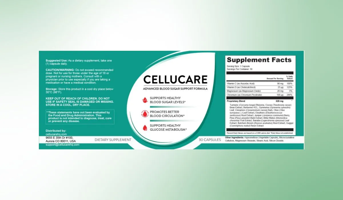 CelluCare Dosage