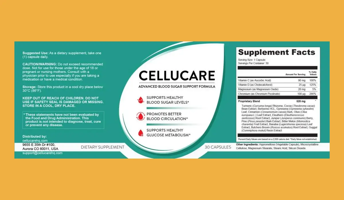 CelluCare Label