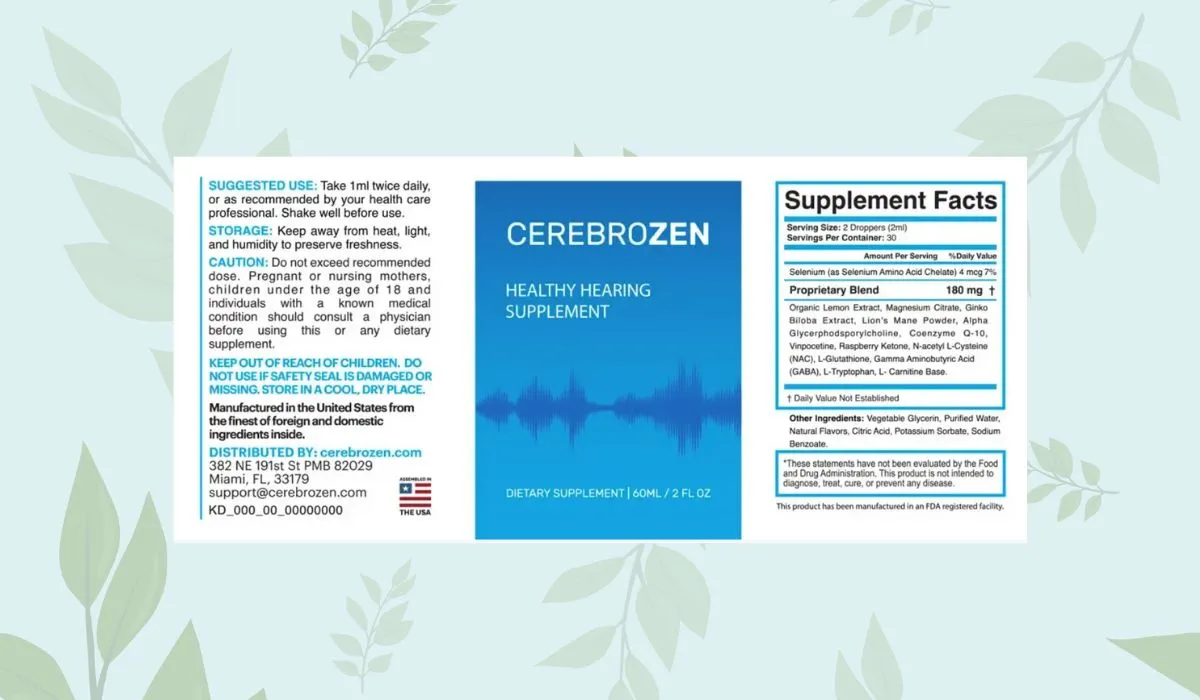 Cerebrozen Dosage