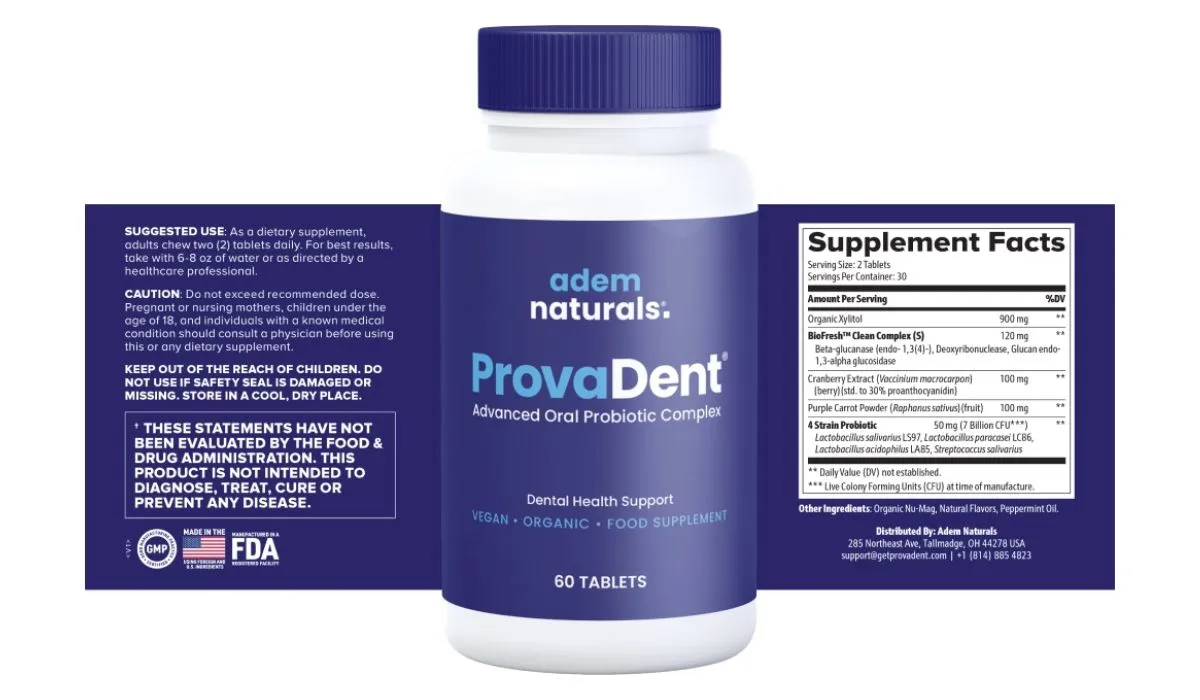 ProvaDent Facts Label