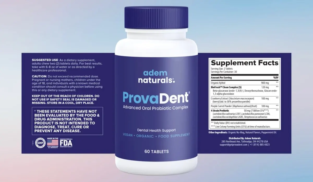 ProvaDent Supplement Facts