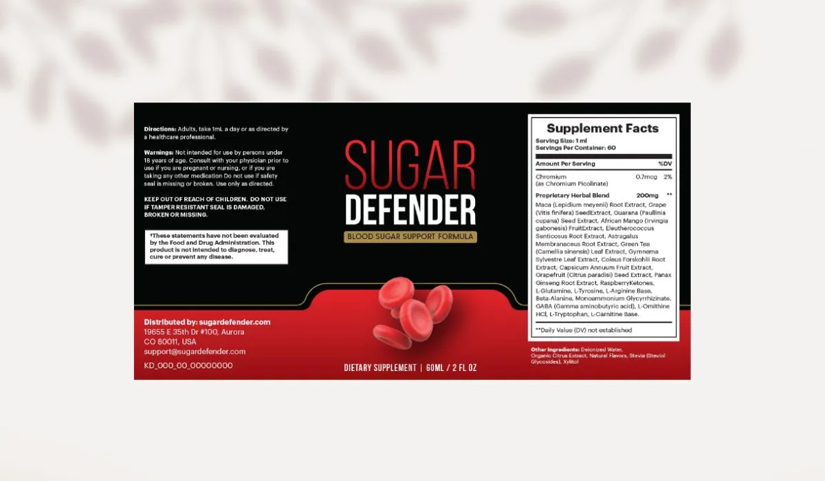 Sugar Defender Dosage