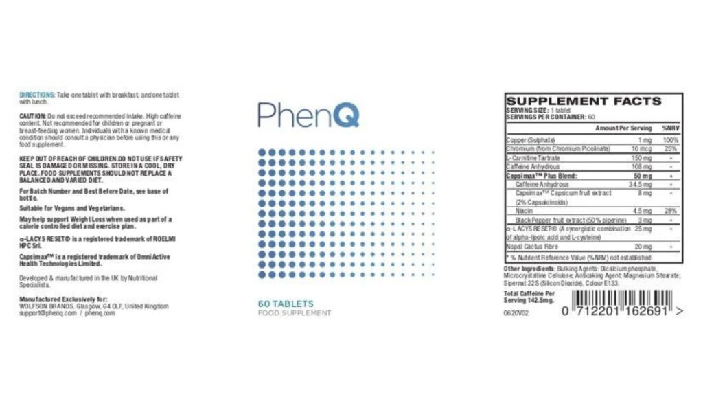 PhenQ Dosage