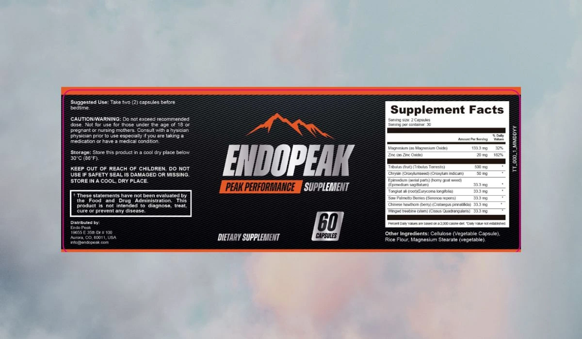 EndoPeak Dosage