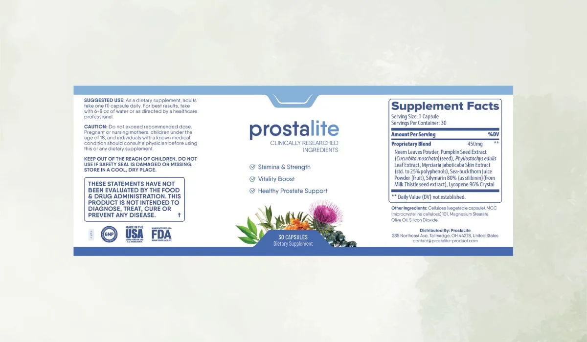 ProstaLite Dosage