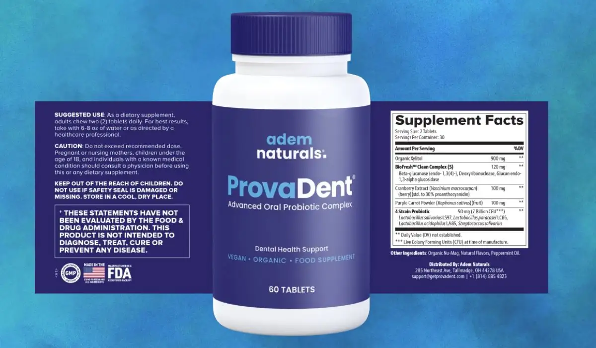 ProvaDent Supplement Facts