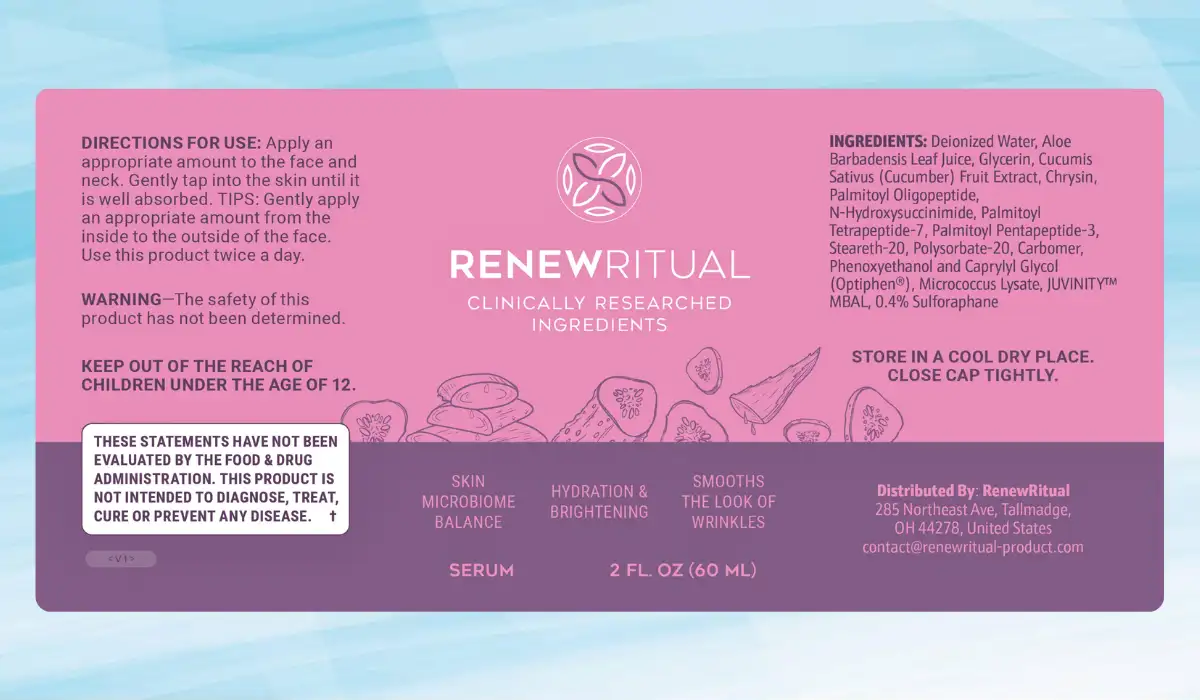 Renew Ritual Supplement Facts