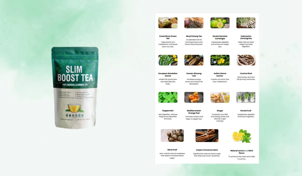 Slim Boost Tea Ingredients