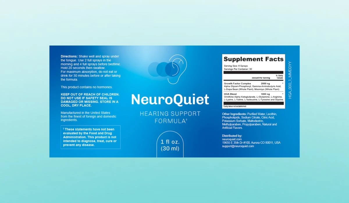 NeuroQuiet Dosage