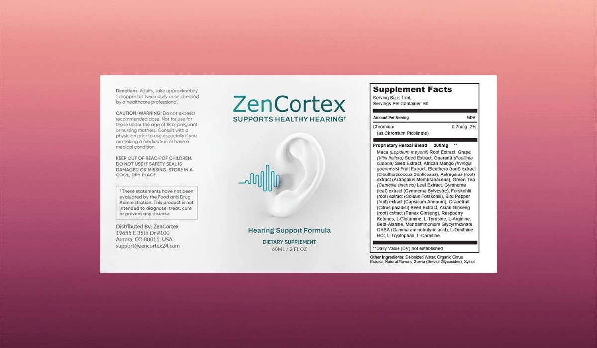 ZenCortex Dosage