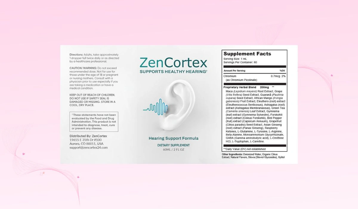 ZenCortex Dosage