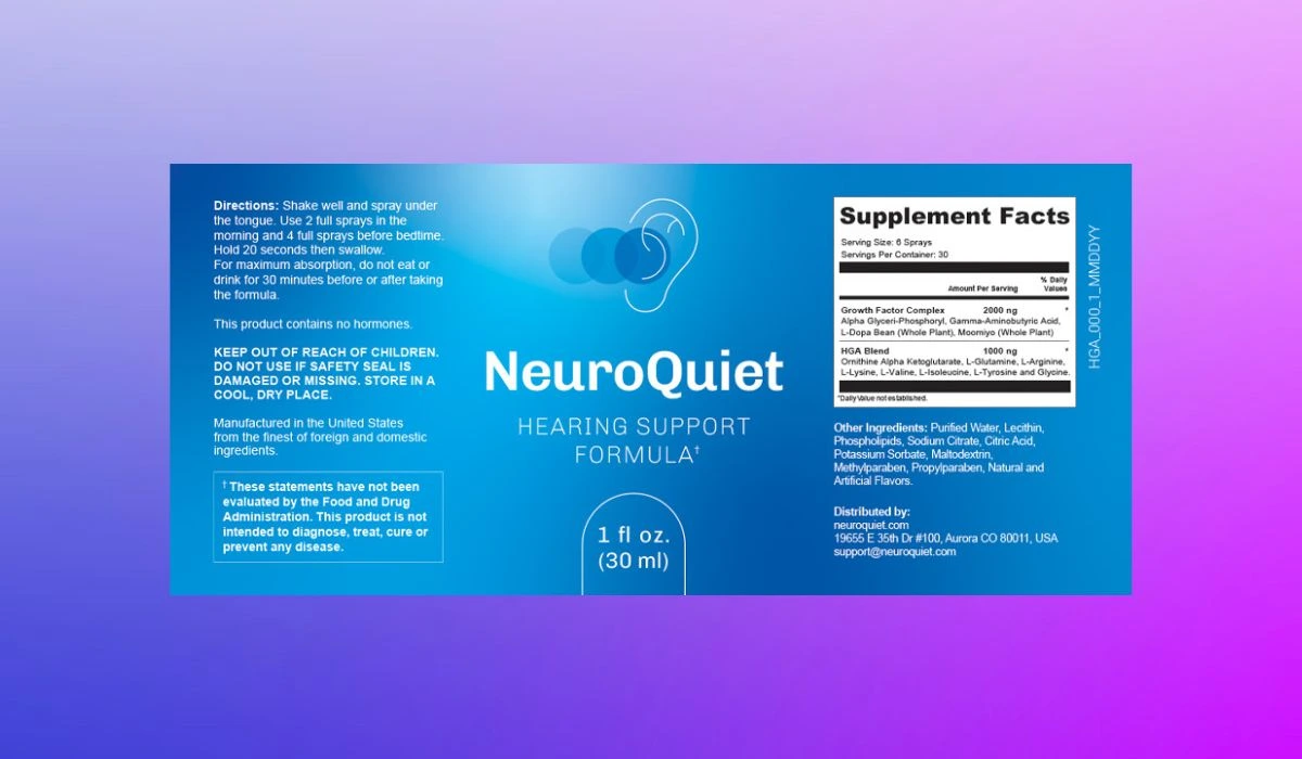 NeuroQuiet dosage