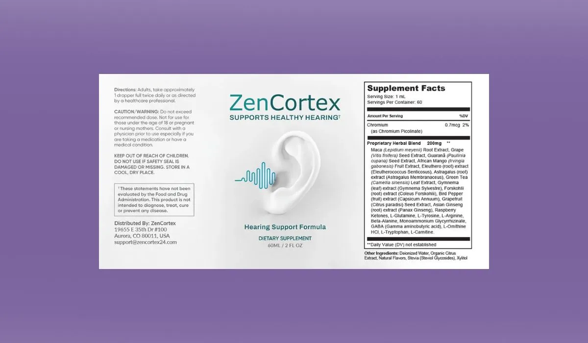 ZenCortex Dosage