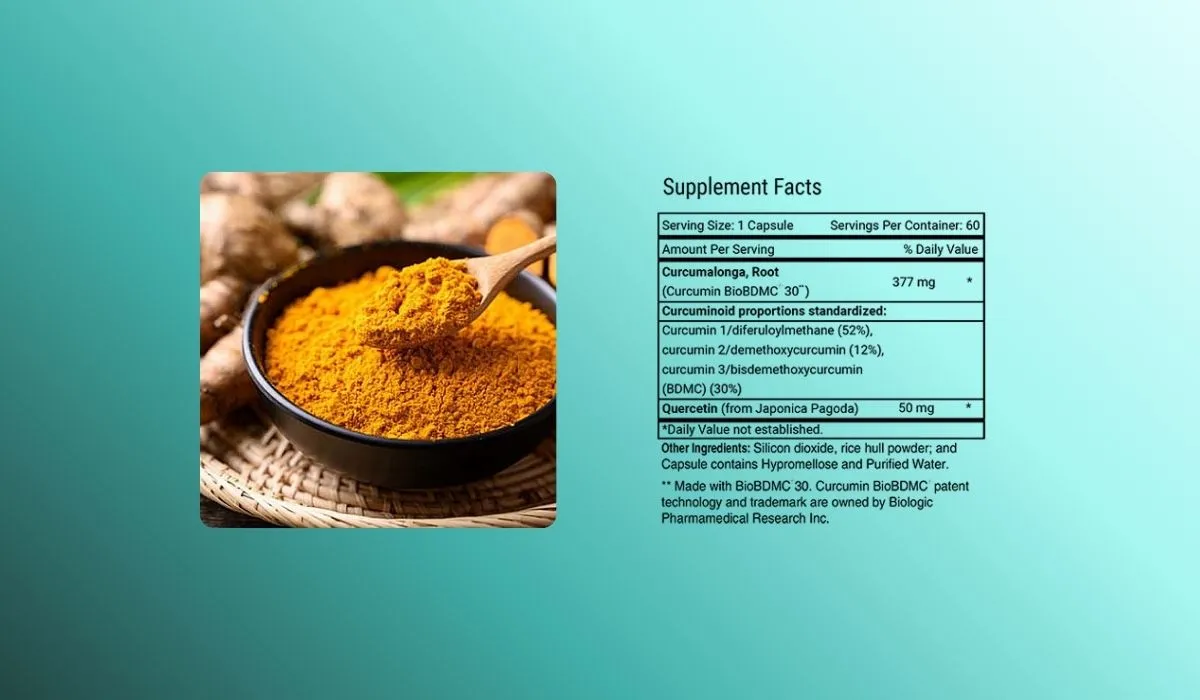 Curcumitol-Q Ingredients