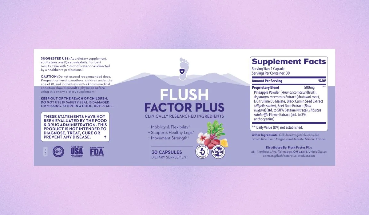 Flush Factor Plus Dosage