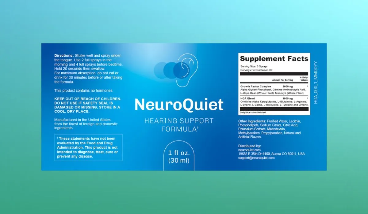 NeuroQuiet Dosage